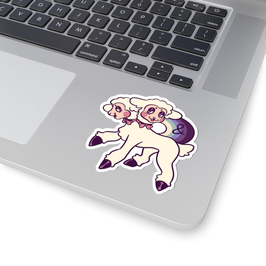 Plural Pride Lamb Vinyl Sticker