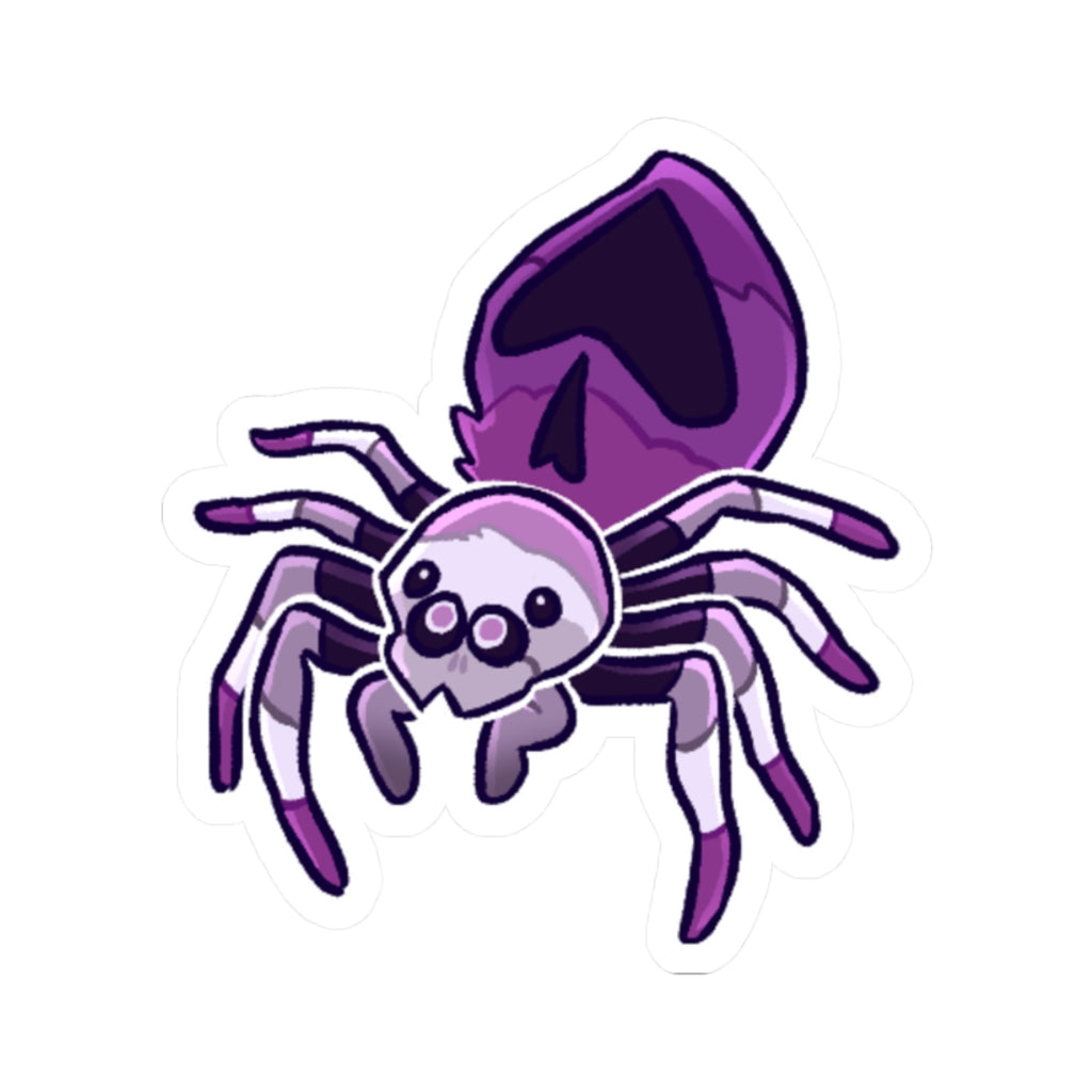 Asexual Pride Spider Sticker