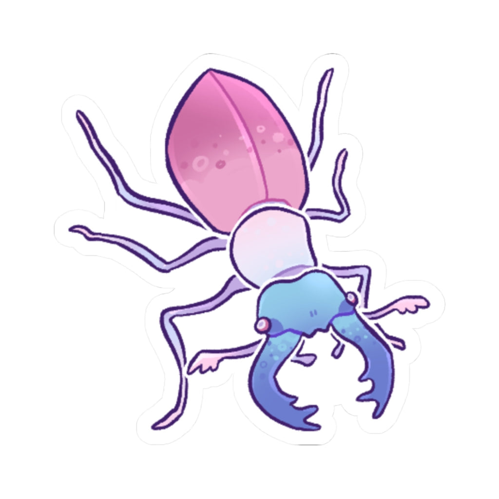 Bigender Pride Beetle Sticker