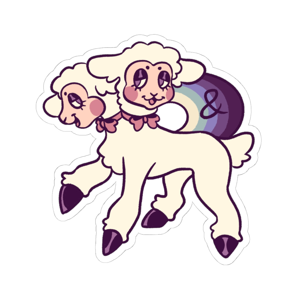 Plural Pride Lamb Sticker
